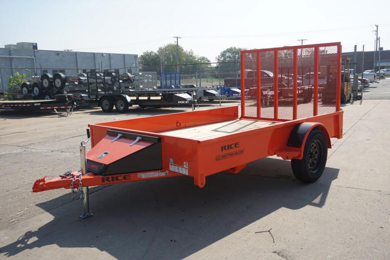2019 Rice 6'x10' Stealth Solid Side Utility Trailer 2019 Rice 6'x10' Stealth Solid Side Utility Trailer