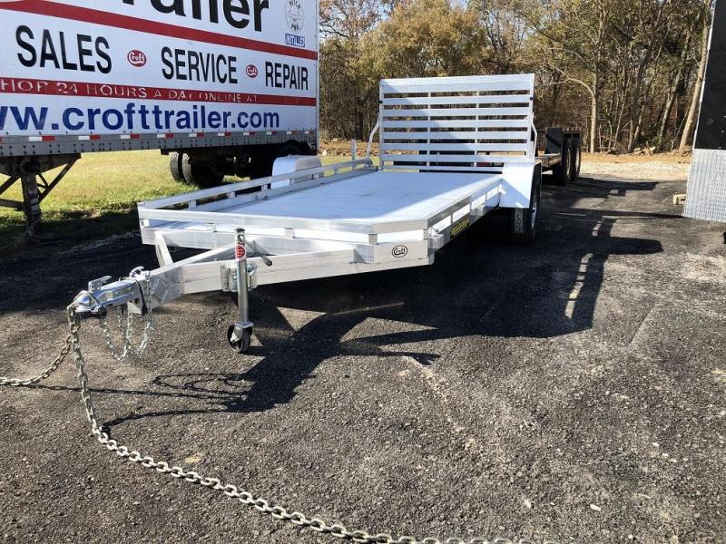 USED 2020 Aluma 78"x14' Aluminum Utility Trailer - 3.5k USED 2020 Aluma 78"x14' Aluminum Utility Trailer - 3.5k