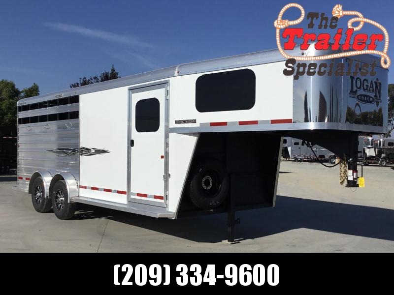 NEW 2020 Logan Coach 20ft Stock Combo Livestock Trailer NEW 2020 Logan Coach 20ft Stock Combo Livestock Trailer