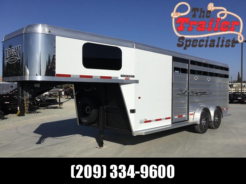 NEW 2020 Logan Coach 20ft Stock Combo Livestock Trailer NEW 2020 Logan Coach 20ft Stock Combo Livestock Trailer