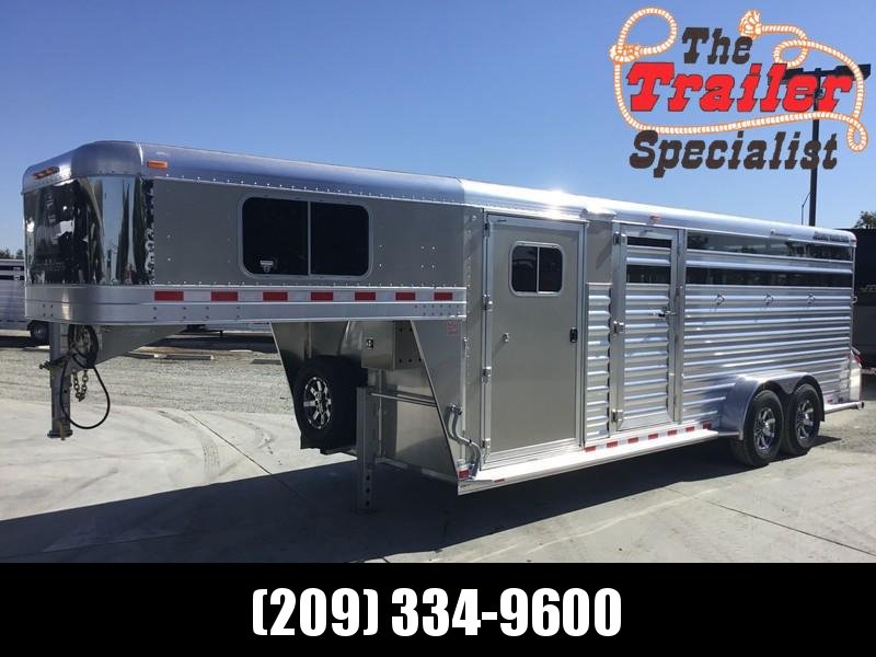 NEW 2019 Elite Trailers 22 ft dual man door stock combo Livestock Trailer NEW 2019 Elite Trailers 22 ft dual man door stock combo Livestock Trailer