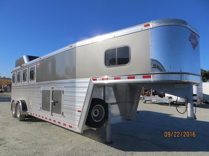 New 2017 Hart Tradition Horse Trailer 4H Smart Storage VIN:51064 New 2017 Hart Tradition Horse Trailer 4H Smart Storage VIN:51064