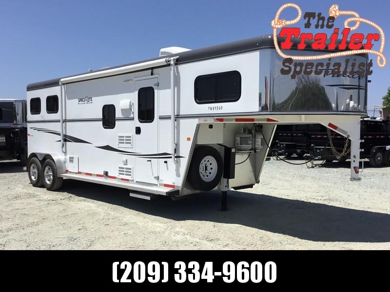 USED 2015 Trails West Manufacturing 2 Horse GN Sierra LQ Horse Trailer USED 2015 Trails West Manufacturing 2 Horse GN Sierra LQ Horse Trailer