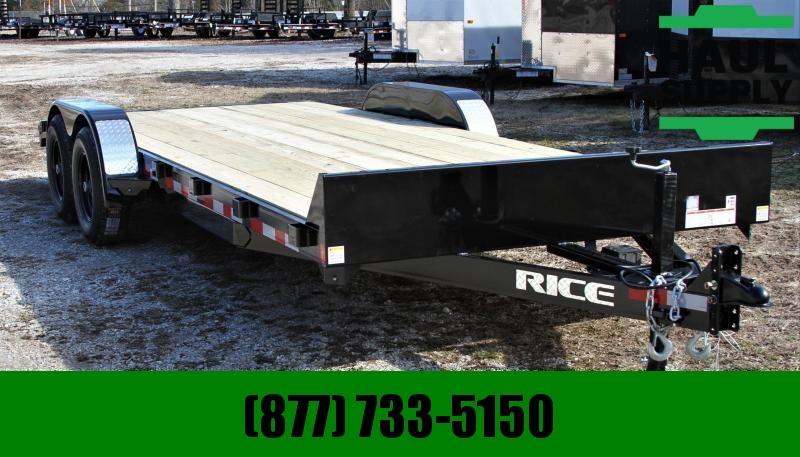Rice 82X20 10K OPEN CAR HAULER 2'STEEL DOVE 5" Rice 82X20 10K OPEN CAR HAULER 2'STEEL DOVE 5"