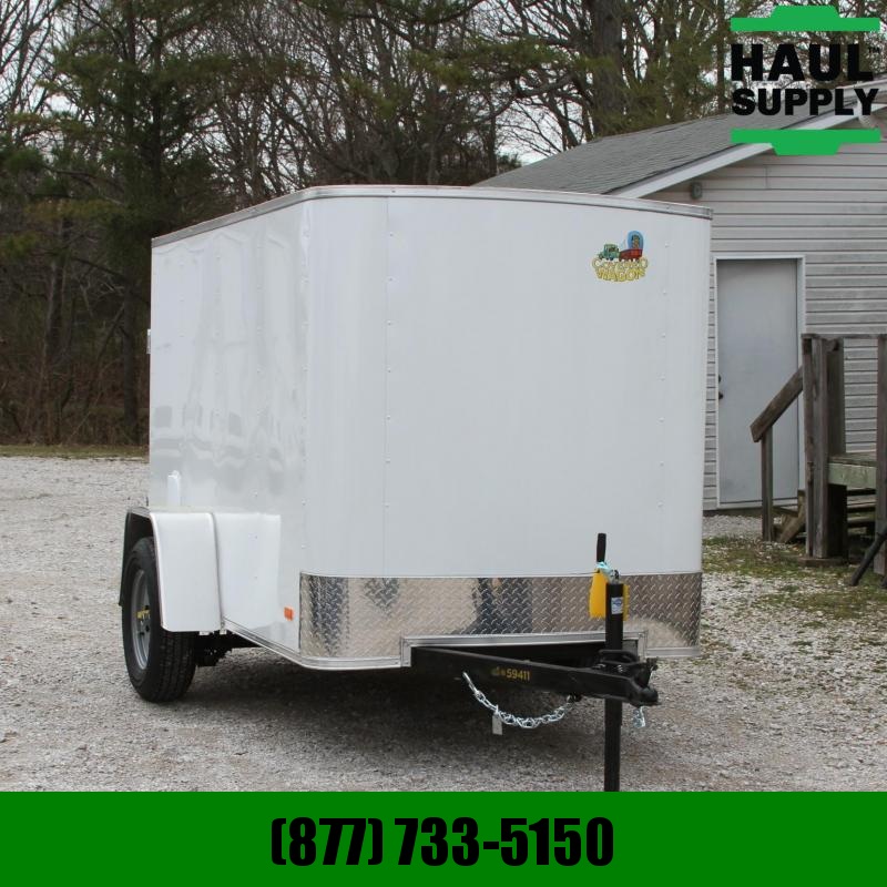 Covered Wagon Trailers 5X8SA Radius Front Enclosed Cargo Trailer Covered Wagon Trailers 5X8SA Radius Front Enclosed Cargo Trailer