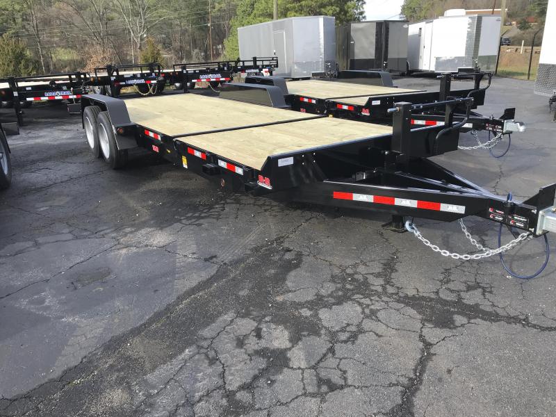 New 2020 B-B 7ft x 22ft 16k Tandem Axle Bumper Pull Tilt Deck (Black) New 2020 B-B 7ft x 22ft 16k Tandem Axle Bumper Pull Tilt Deck (Black)