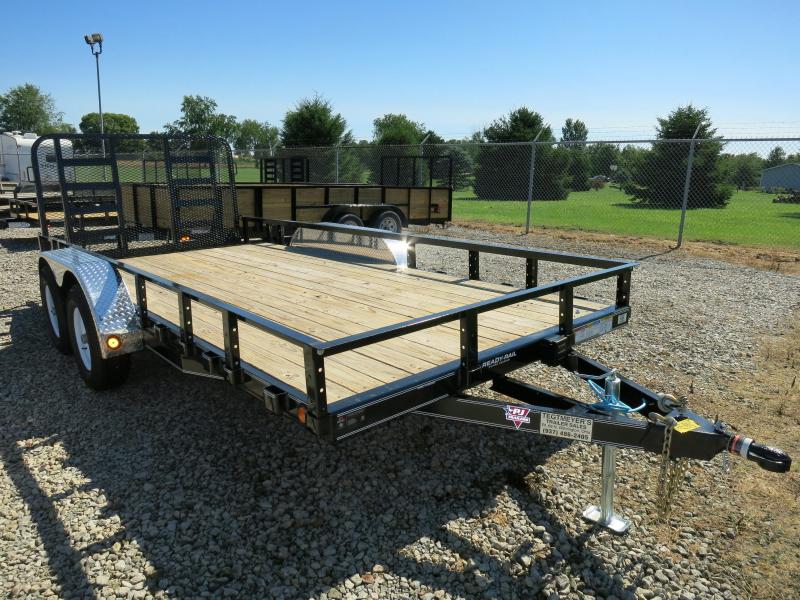 PJ Trailers 7' x 16' Utility Trailer w/ Heavy Duty Gate PJ Trailers 7' x 16' Utility Trailer w/ Heavy Duty Gate