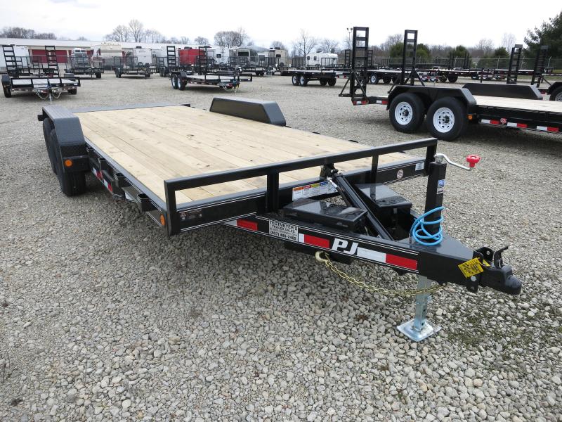 PJ Trailers 20' Equipment Trailer - Quick Power Tilt PJ Trailers 20' Equipment Trailer - Quick Power Tilt