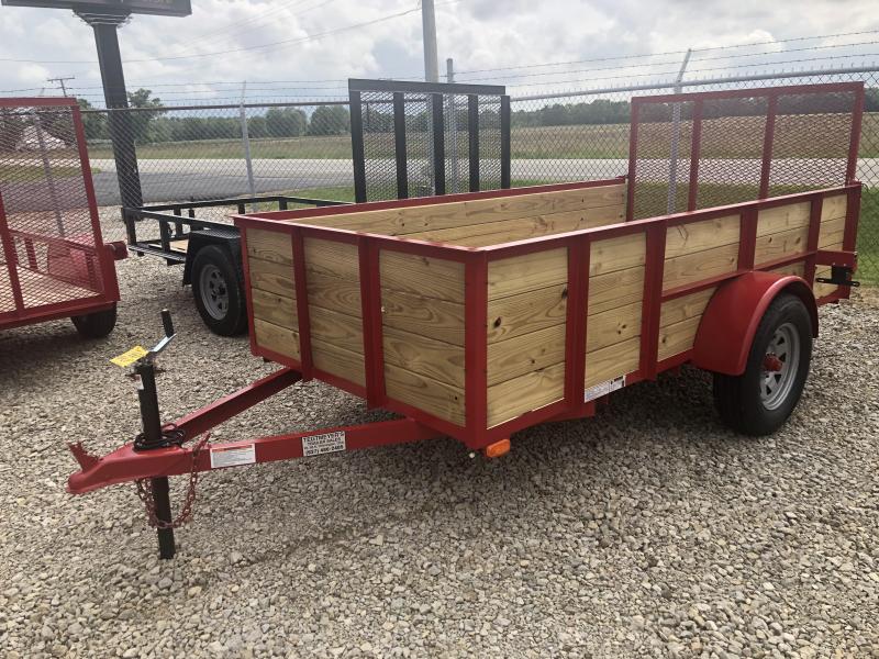 American Manufacturing 5x10 Utility Trailer w/ wood sides gate American Manufacturing 5x10 Utility Trailer w/ wood sides gate