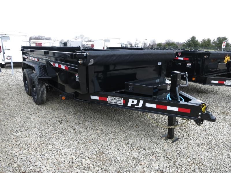 PJ Trailers 14' x 83" Low Pro Dump Trailer PJ Trailers 14' x 83" Low Pro Dump Trailer