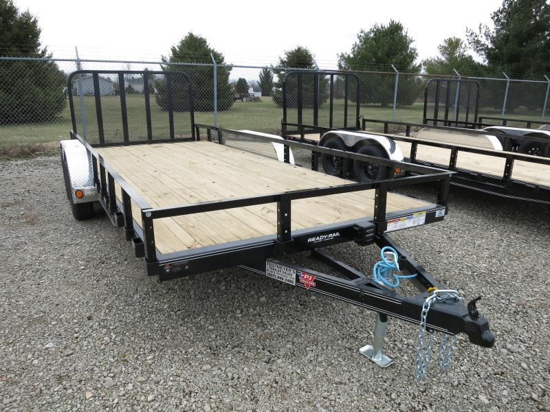PJ Trailers 7' x 18' Utility Trailer w/ Gate PJ Trailers 7' x 18' Utility Trailer w/ Gate