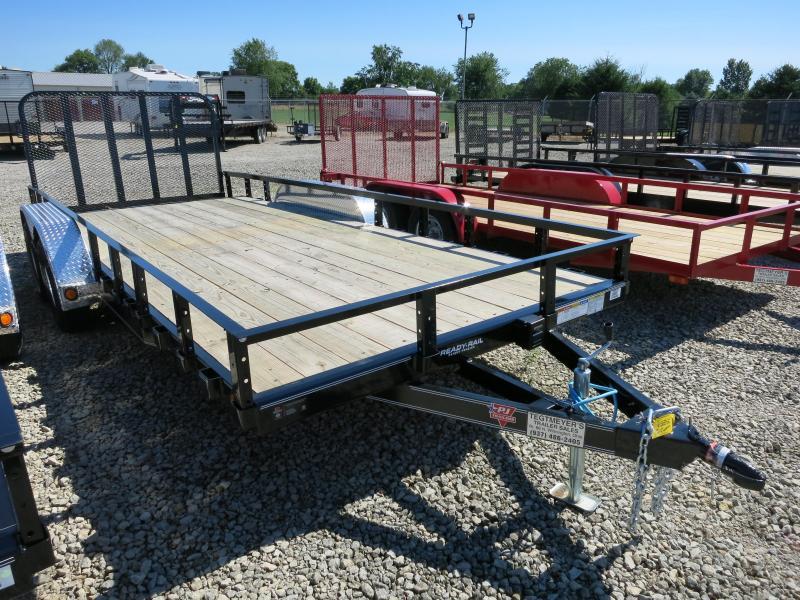 PJ Trailers 7' x 18' Utility Trailer w/ Gate PJ Trailers 7' x 18' Utility Trailer w/ Gate