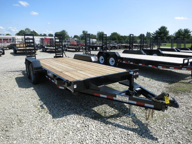 Cam Superline Trailers 7x18 TA Wood Floor Flatbed Trailer Cam Superline Trailers 7x18 TA Wood Floor Flatbed Trailer