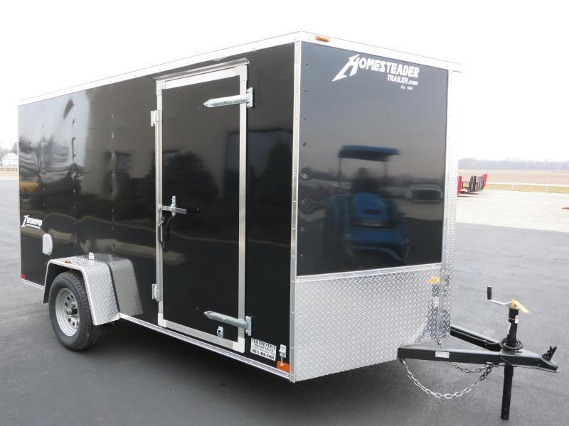 Homesteader 7x12 SA Enclosed Trailer w/ Ramp Door - D Rings - Vents Sidewall Homesteader 7x12 SA Enclosed Trailer w/ Ramp Door - D Rings - Vents Sidewall