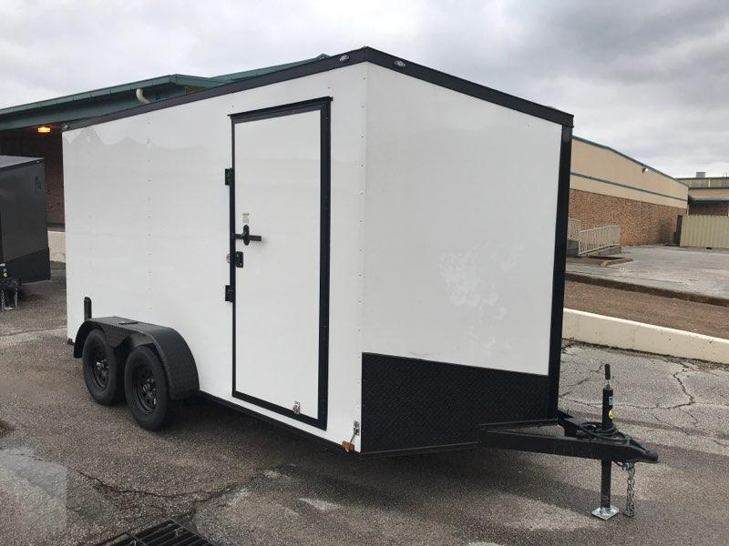 2020 Spartan 7 x 14 x 7 White/Black out Enclosed Cargo Trailer 2020 Spartan 7 x 14 x 7 White/Black out Enclosed Cargo Trailer