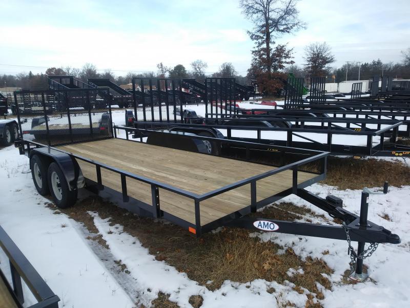 2019 AMO 18' Landscape 2 Brk Utility Trailer 2019 AMO 18' Landscape 2 Brk Utility Trailer
