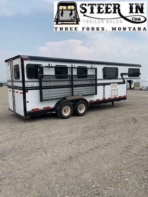 1998 Hawk Trailers 3 Horse Weekender Trailer 1998 Hawk Trailers 3 Horse Weekender Trailer