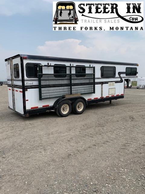 1998 Hawk Trailers 3 Horse Weekender Trailer 1998 Hawk Trailers 3 Horse Weekender Trailer