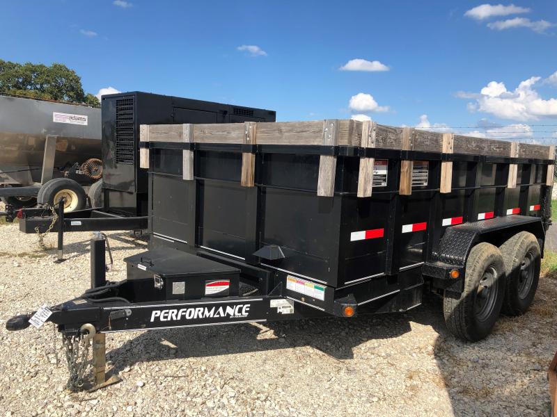 2012 (Used) Parker Trailers 72"X12' Hydraulic Dump Trailer 2012 (Used) Parker Trailers 72"X12' Hydraulic Dump Trailer