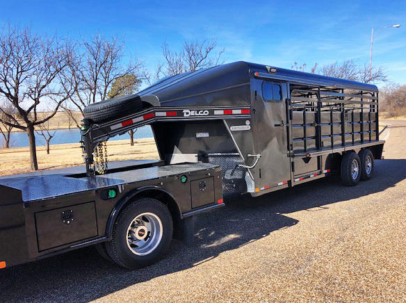 2020 Charcoal Delco 20' Stock Trailer 2020 Charcoal Delco 20' Stock Trailer