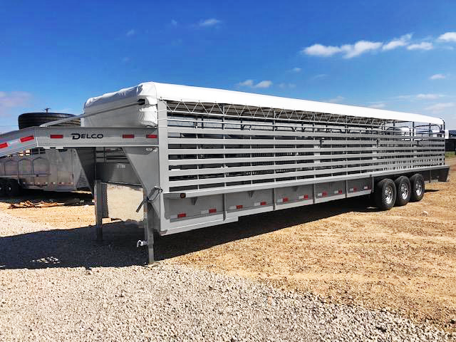 2019 Delco Trailers 36 ft Bar Top Livestock Trailer 2019 Delco Trailers 36 ft Bar Top Livestock Trailer