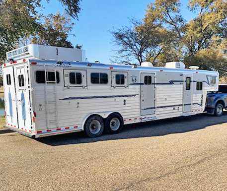 Living Quarter Horse Trailers Wild West Trailers Llc Stock