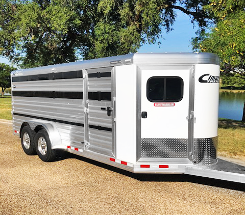 2020 White Cimarron 8 Pen Show Trailer 2020 White Cimarron 8 Pen Show Trailer