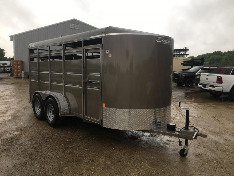 2019 Delta Manufacturing 6X16 Livestock Trailer 2019 Delta Manufacturing 6X16 Livestock Trailer