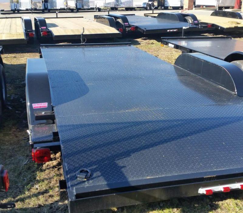 20' A.M.O. Car Hauler Trailer Steel Deck 20' A.M.O. Car Hauler Trailer Steel Deck