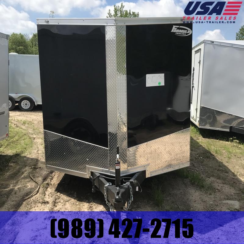 2019 Formula Trailers 6x12 Black Ramp Enclosed Cargo Trailer 2019 Formula Trailers 6x12 Black Ramp Enclosed Cargo Trailer