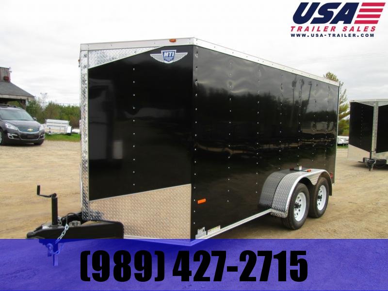 2019 MTI Trailers 7x14 Black Ramp Enclosed Cargo Trailer 2019 MTI Trailers 7x14 Black Ramp Enclosed Cargo Trailer