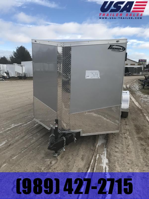 2019 Formula Trailers 7x14 Silver Ramp Enclosed Cargo Trailer 2019 Formula Trailers 7x14 Silver Ramp Enclosed Cargo Trailer