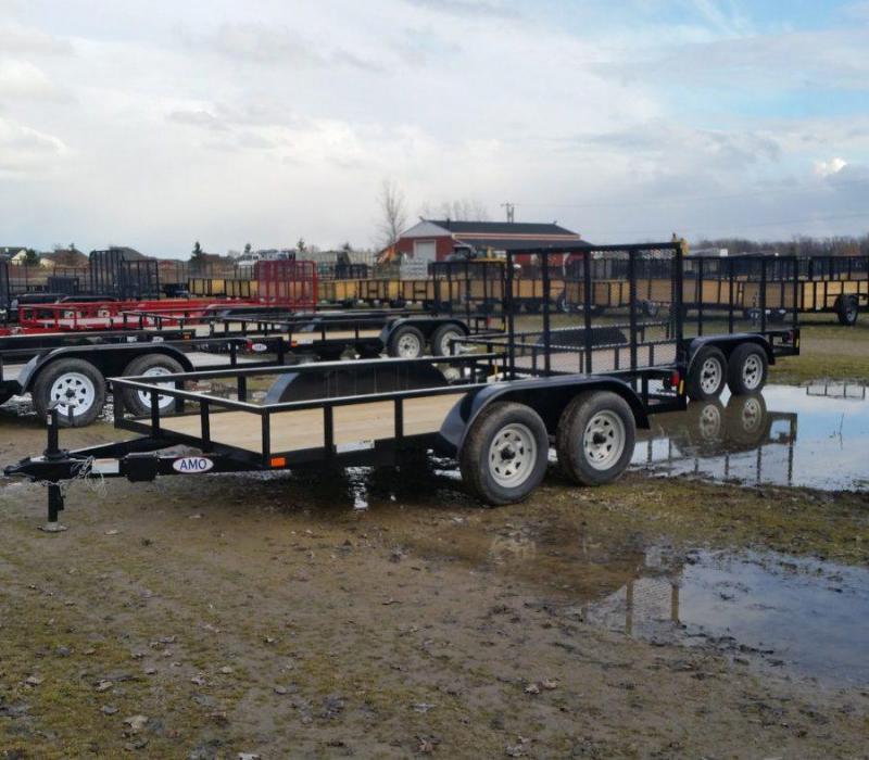 6.4 x 12 A.M.O. Landscape Trailer - 2 Axle Brake 6.4 x 12 A.M.O. Landscape Trailer - 2 Axle Brake