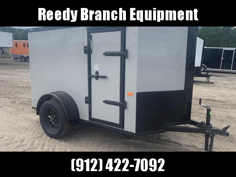 New 5x8-Dove Gray Blackout Enclosed Trailer New 5x8-Dove Gray Blackout Enclosed Trailer