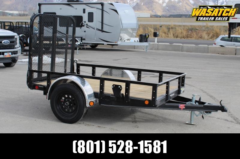 PJ Trailers 5x8 Single Axle Channel (U6) Utility Trailer PJ Trailers 5x8 Single Axle Channel (U6) Utility Trailer