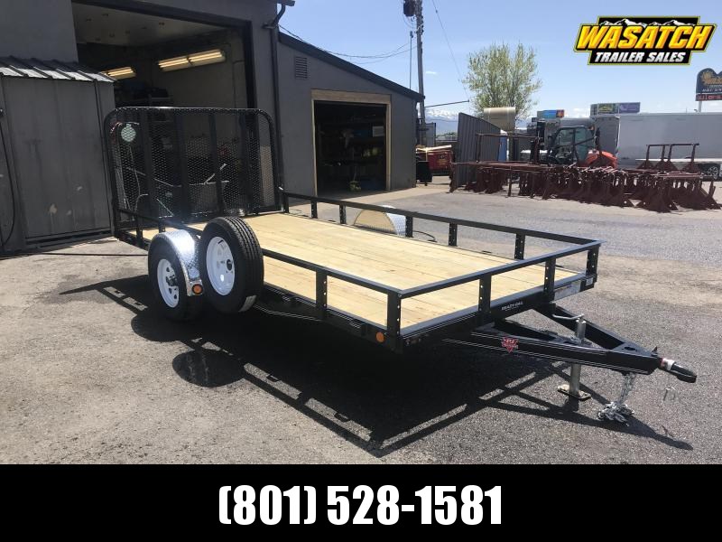 PJ Trailers 7x14 Single Axle Channel (U8) Utility Trailer PJ Trailers 7x14 Single Axle Channel (U8) Utility Trailer