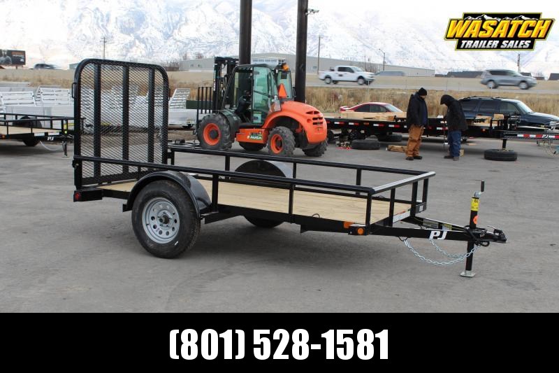 PJ Trailers 5x10 Single Axle Angle (E6) Utility Trailer PJ Trailers 5x10 Single Axle Angle (E6) Utility Trailer