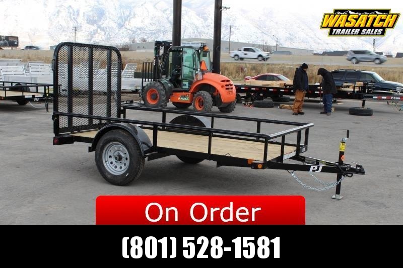 PJ Trailers 5x10 Single Axle Angle (E6) Utility Trailer PJ Trailers 5x10 Single Axle Angle (E6) Utility Trailer
