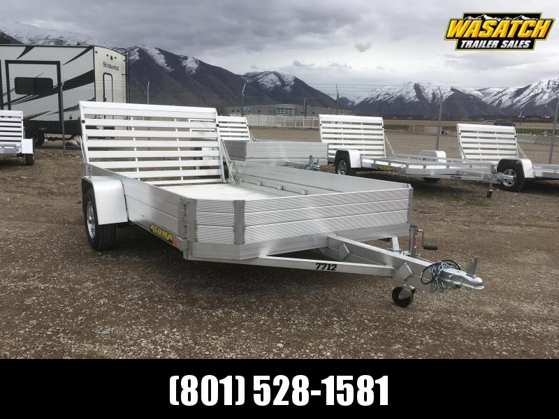 Aluma 6.5x12 Utility Trailer w/ 12" Solid Side Aluma 6.5x12 Utility Trailer w/ 12" Solid Side