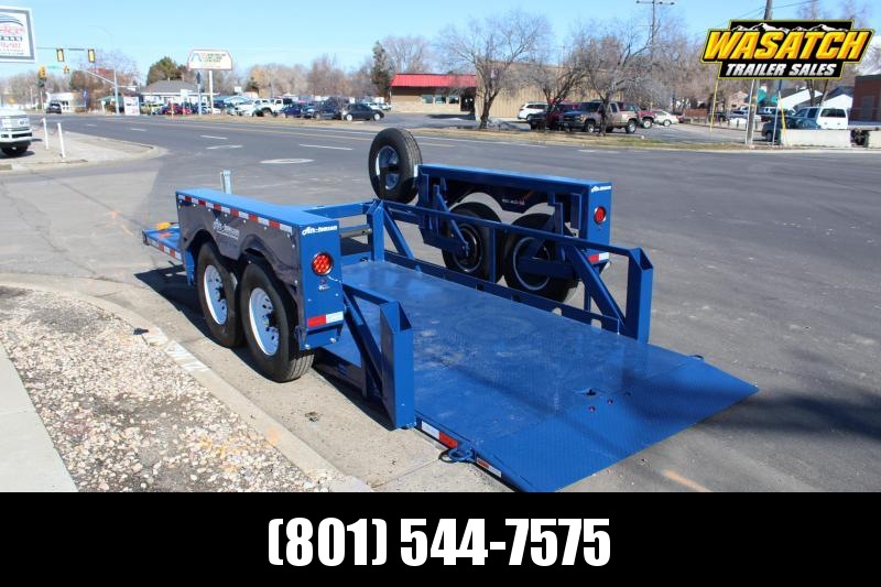 Air Tow Rental 14 Ground-Level Loading Flatbed Trailer Air Tow Rental 14 Ground-Level Loading Flatbed Trailer
