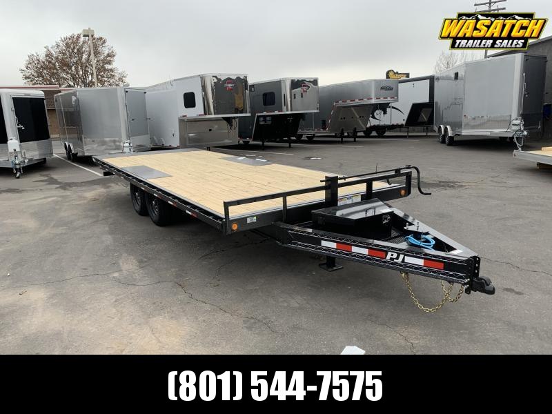 2020 PJ Trailers 22 ft Deckover Tilt (T8) Equipment Trailer 2020 PJ Trailers 22 ft Deckover Tilt (T8) Equipment Trailer