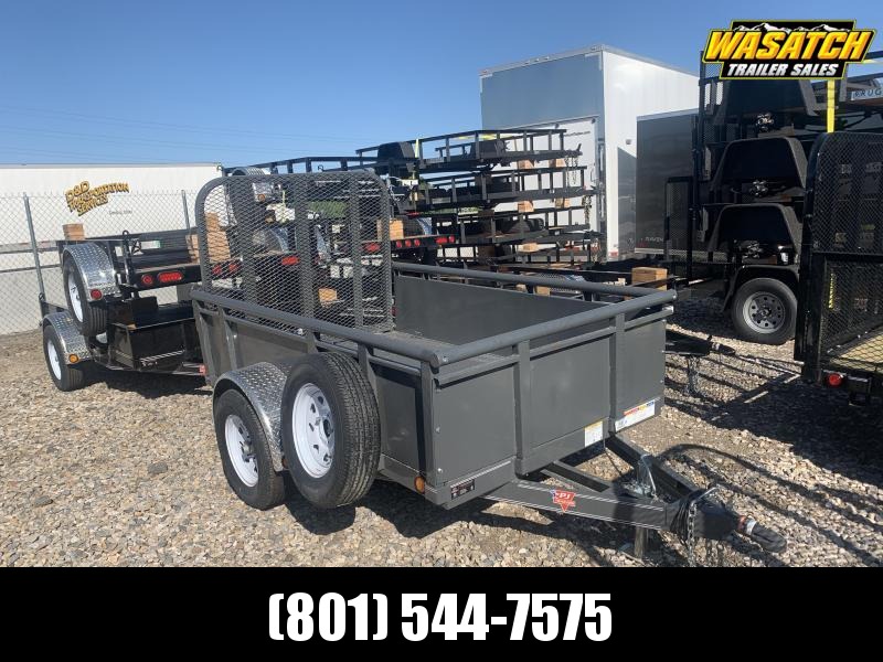 2020 PJ Trailers 5x8 Gray Single Axle Channel Utility (U6) Utility Trailer 2020 PJ Trailers 5x8 Gray Single Axle Channel Utility (U6) Utility Trailer