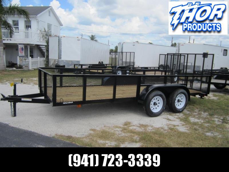 NEW 6'4" X 12' TA Utility Trailer w/2' Mesh sides and 1 axle brake and ramp NEW 6'4" X 12' TA Utility Trailer w/2' Mesh sides and 1 axle brake and ramp