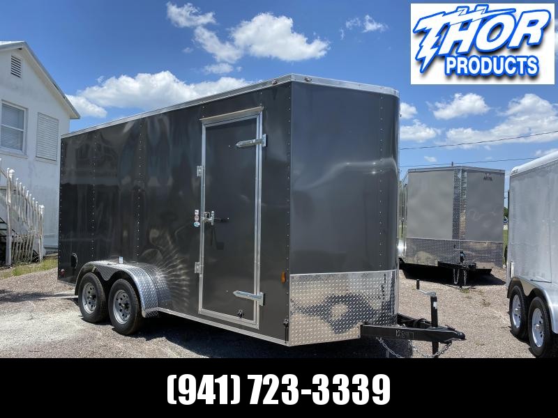 7X14 TA Trailer V-nose Ramp CHARCOAL GRAY w/7'3" Interior Height! UTV HAULER 7X14 TA Trailer V-nose Ramp CHARCOAL GRAY w/7'3" Interior Height! UTV HAULER