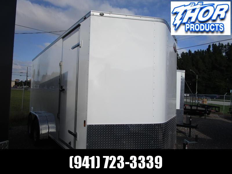 NEW 7X16 TA Trailer V-nose Ramp White with 6 inches of extra height NEW 7X16 TA Trailer V-nose Ramp White with 6 inches of extra height
