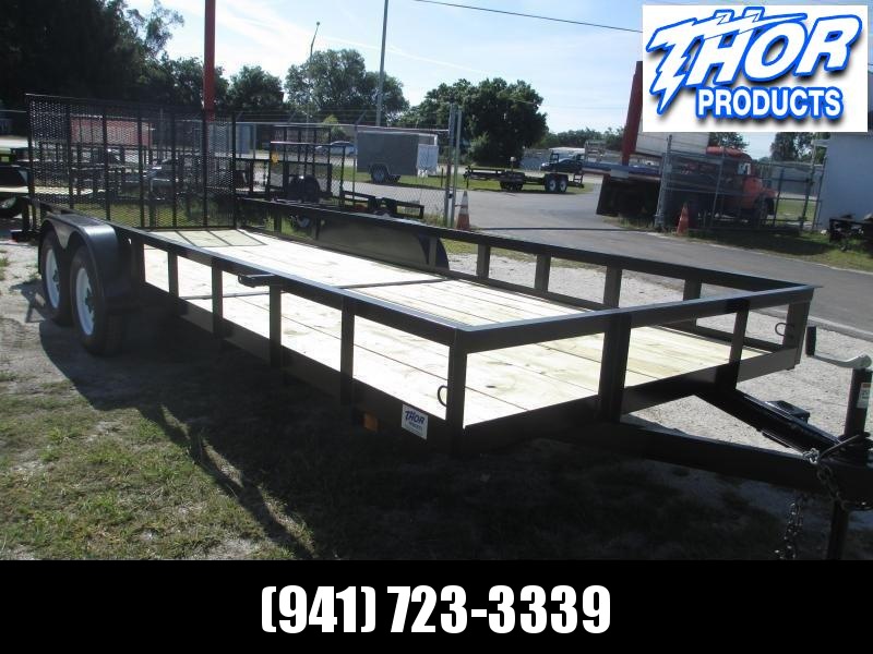 NEW 7X20 H/D UTILITY TRAILER T/A 2 axle Brakes w/Ramp NEW 7X20 H/D UTILITY TRAILER T/A 2 axle Brakes w/Ramp