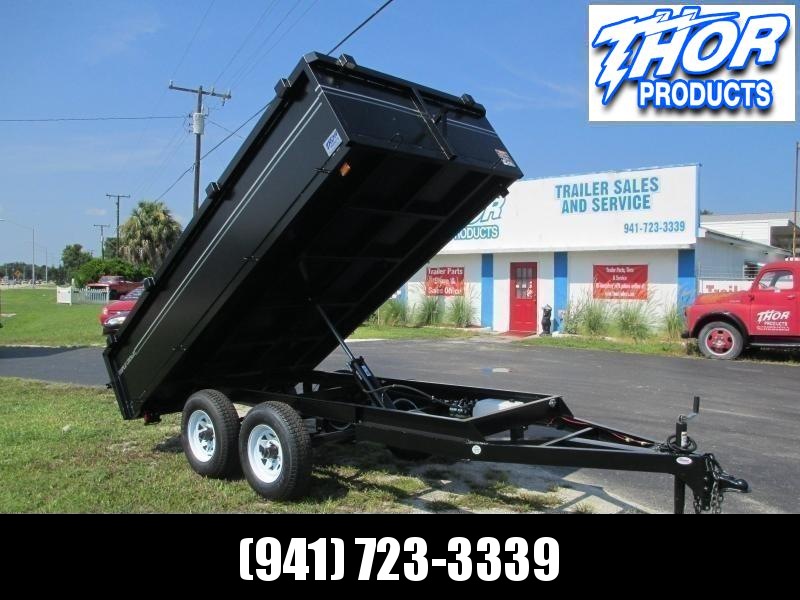 6x12 TA Dump Trailer - Haul 8140# Remote Swing Door 6x12 TA Dump Trailer - Haul 8140# Remote Swing Door