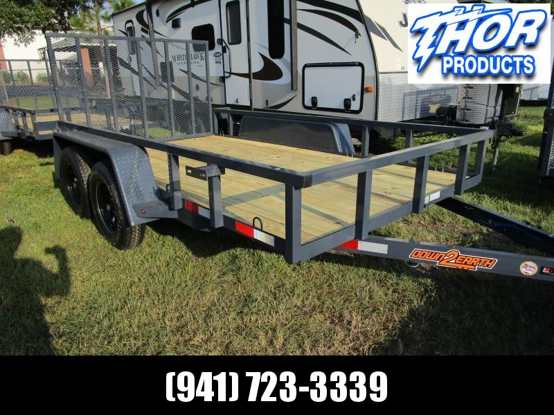6'4" x 12 TA Utility Trailer W/2 axle brakes Ramp Tube Top GRAY LED Lights RADIAL TIRES 6'4" x 12 TA Utility Trailer W/2 axle brakes Ramp Tube Top GRAY LED Lights RADIAL TIRES