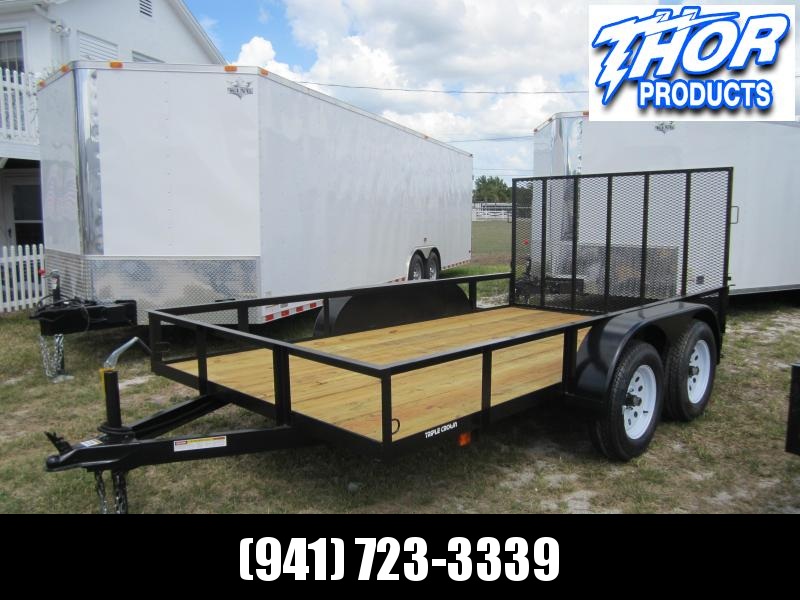 NEW 6'4" X 12' TA Utility Trailer w/2' Mesh sides and 1 axle brake and ramp NEW 6'4" X 12' TA Utility Trailer w/2' Mesh sides and 1 axle brake and ramp