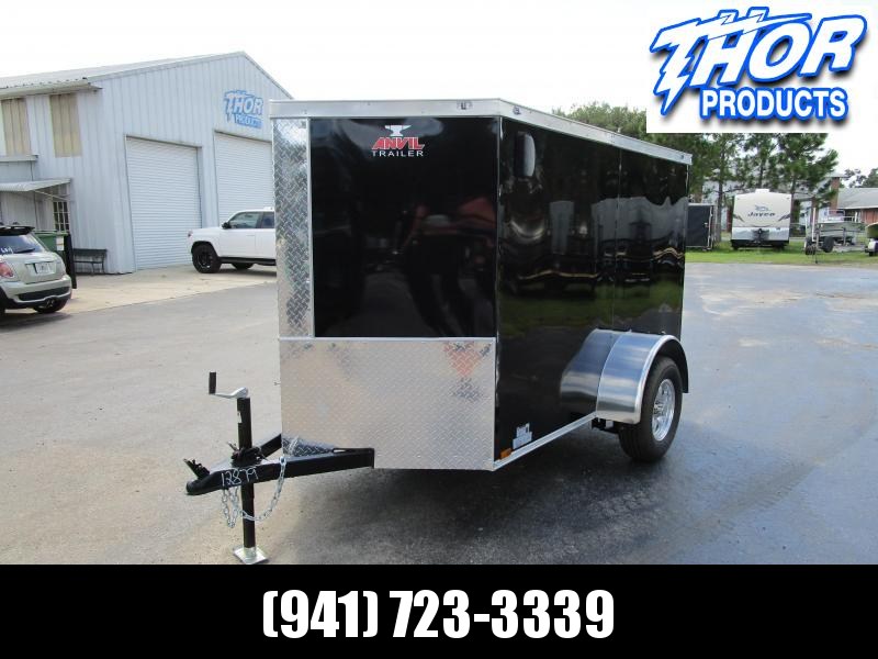 5x8 V-nose Trailer Ramp door and Side Door BLACK w/Aluminum rims 5x8 V-nose Trailer Ramp door and Side Door BLACK w/Aluminum rims
